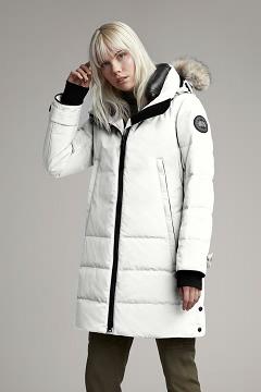Chamarras Canada Goose Mujer Outlet - Kenton Abrigos Black Label Blancos LV7829431